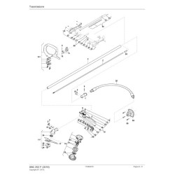Stiga Spare Parts for Engine Brushcutter SBC 252 F