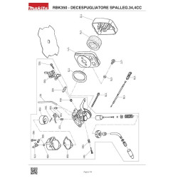 Ricambi Makita per Decespugliatore Spalleggiato RBK350