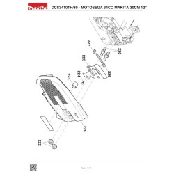 Makita Spare Parts for Chainsaw DCS3410TH/30