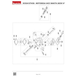 Ricambi Makita per Motosega DCS3410TH/30
