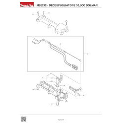 Dolmar Spare Parts for Brusch Cutter MS3212 - 30,5CC