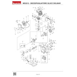 Dolmar Spare Parts for Brusch Cutter MS3212 - 30,5CC
