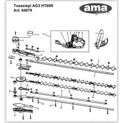 Ama Spare Parts for Trimmers AG3 HT60R