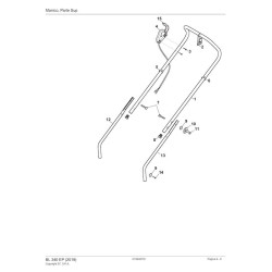 Alpina Spare Parts for Lawn Mower BL 340 EP