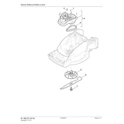 Alpina Spare Parts for Lawn Mower BL 380 EP