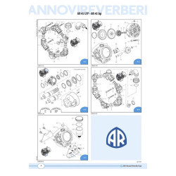 Annovi & Reverberi Parts for Low Pressure Pump AR 45 LFP