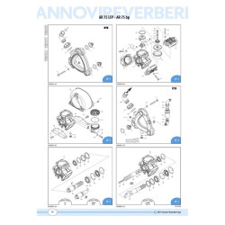 Annovi & Reverberi Parts for Low Pressure Pump AR 75 LFP C