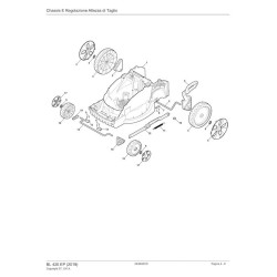Alpina Spare Parts for Lawn Mower BL 380 EP