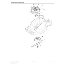 Ricambi Alpina per Rasaerba Elettrico BL 420 EP