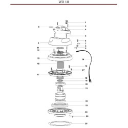 Annovi & Reverberi Parts for Vacuum Cleaner WD 18