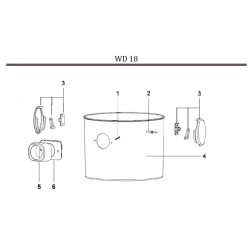 Ricambi per Aspirapolvere Annovi & Reverberi WD 18