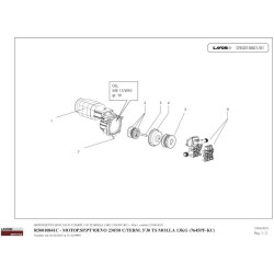 Ricambi Originali Lavor per Idropulitrice GALAXY 150 - 86190601