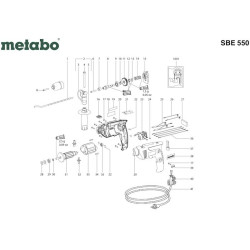 Ricambi Metabo per Smerigliatrici Angolari L 3709-L10-10-LE 9-10