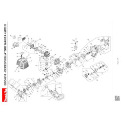 Makita Spare Parts for Brusch Cutter BBC4510