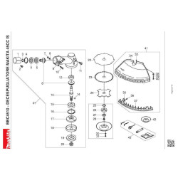 Makita Spare Parts for Brusch Cutter BBC4510