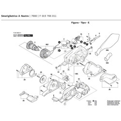 Skil Masters Spare Parts for Belt Sander 7660