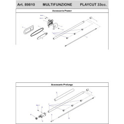 Ama Spare Parts for Multifunction PLAYCUT 33 cc - 89810