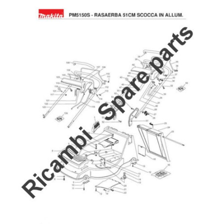 Ricambi Dolmar per Rasaerba PM5150S