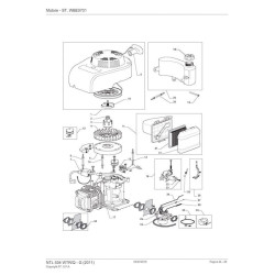 Alpina Spare Parts for Lawn Mower NTL 534 WTR/Q - G