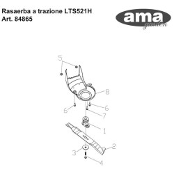 Ricambi Makita per Scalpellatore HK1820