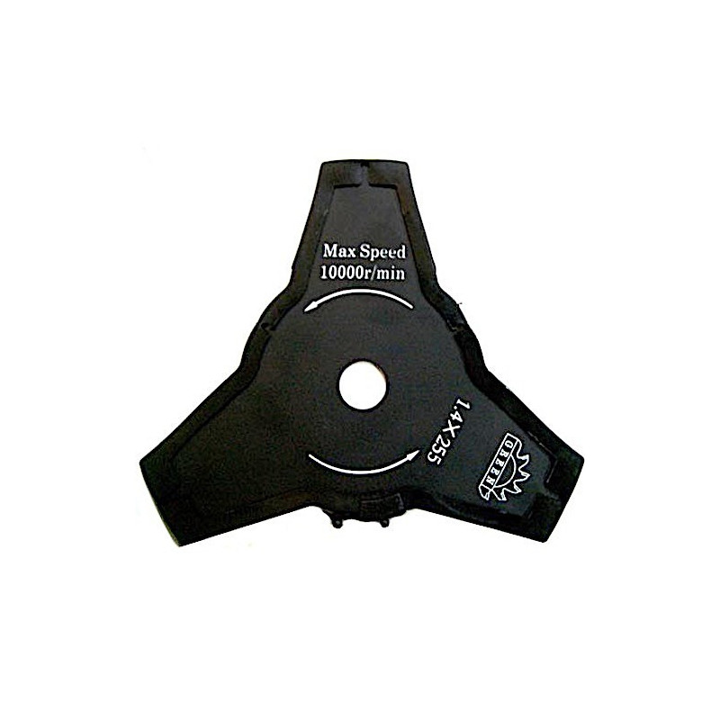Disco 3 denti per Decespugliatore mm 255x1,4 AMA 18191