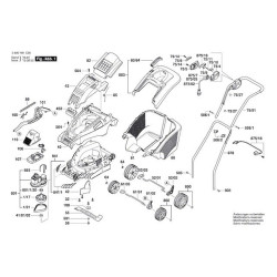 Bosch Spare Parts for Lawnower Rotak 40/3 600 H81 C00