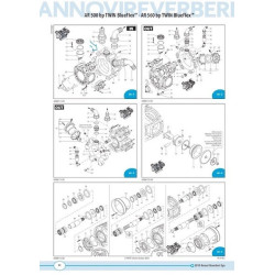 Ricambi Annovi & Reverberi per Pompa a Bassa Pressione AR 500 bp Twin C/C