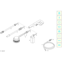 Ricambi Black&Decker per Idropulitrice PW 1700 SPM - 12620