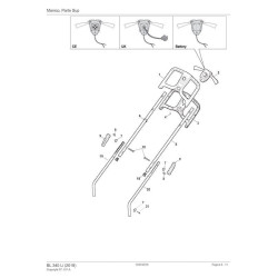 Ricambi Alpina per Rasaerba a Batteria BL 340 Li