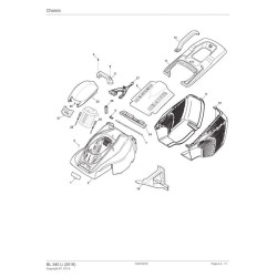 Alpina Spare Parts for Battery Lawn Mower BL 340 Li