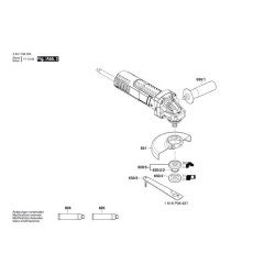 Ricambi Bosch per Smerigliatrice Angolare GWS 880