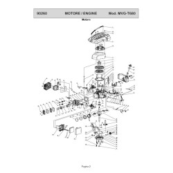 Ama Spare Parts for Lawnmower Engine MVG - T680 - 90260