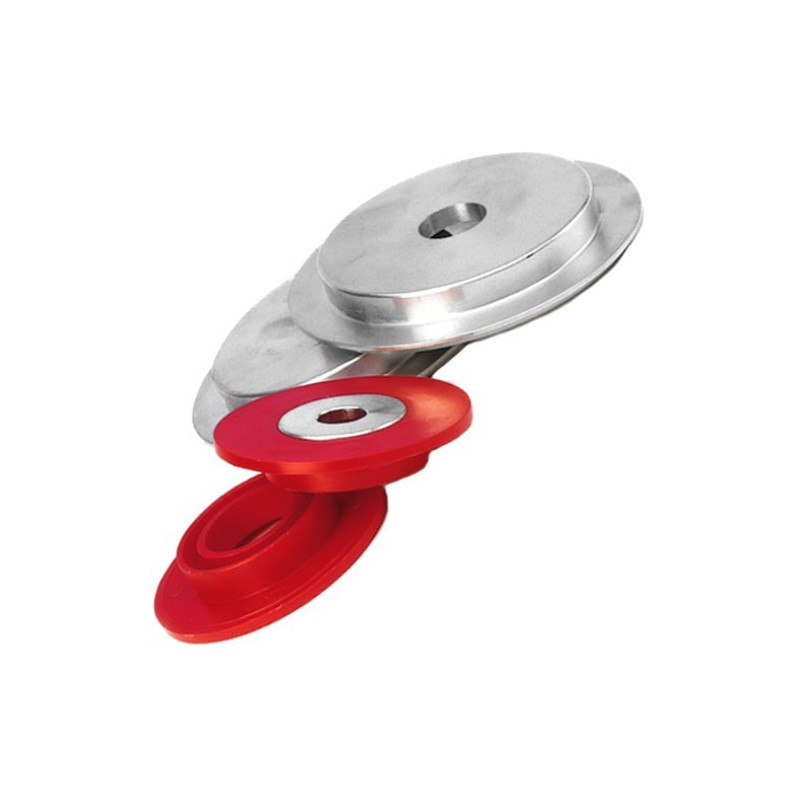 Pair of Aluminum Flanges From 100 hole to 25/20 for Flap Wheels