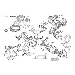 Ricambi Bosch per Trapano Battente a Batteria GSB 12 VE-2