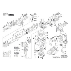 Bosch Spare Parts for Demolition Hammer GBH 3-28 DRE