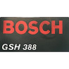 Sticker for Demolition Hammer Bosch GSH 388