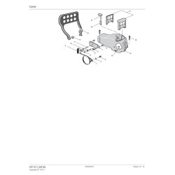 Castor Spare Parts for Chain Saw CP 411 (2010) 222516001/05