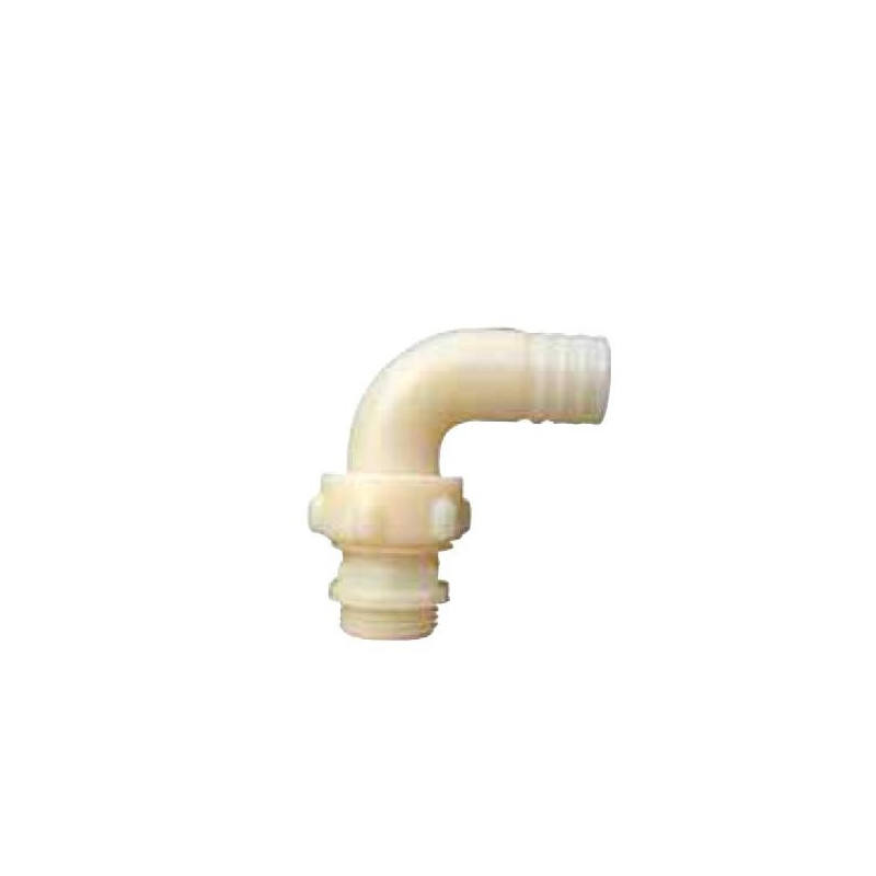 Curved Nylon hose fitting 3 pieces 1"x25