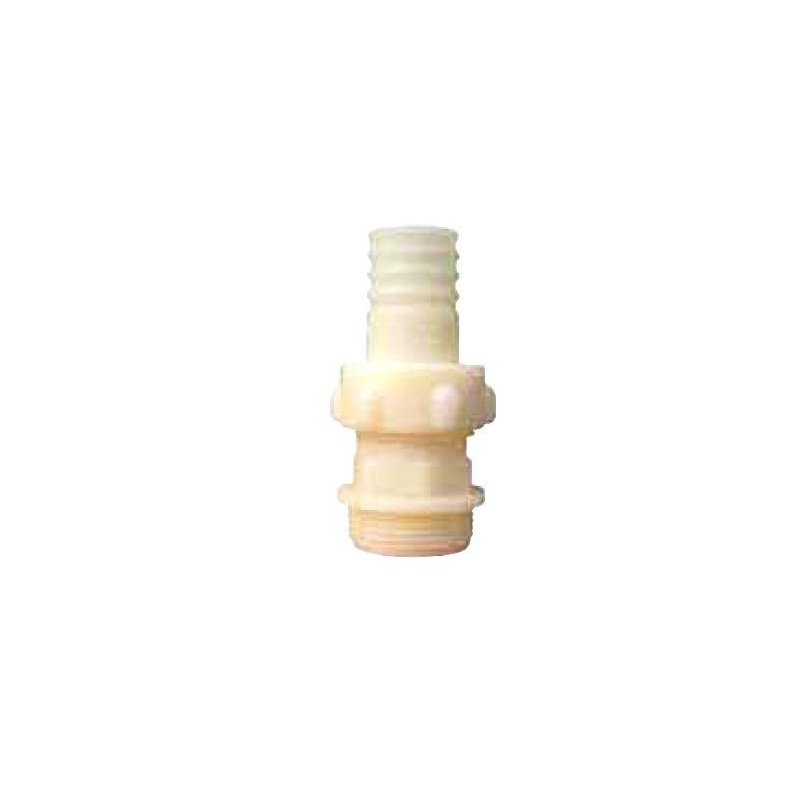 Nylon Straight Hose Fitting 3 pieces 3/4"x20