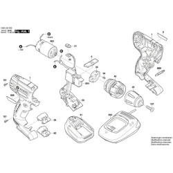 Ricambi Bosch per Trapani Avvitatori a Batteria GSR 10,8 V-LI-2