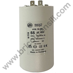 Condensatore 55mF 450V per Idropulitrice Lavor GIANT 24