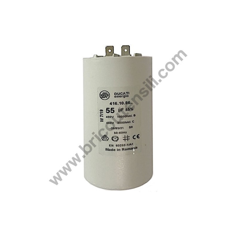 Condensatore 55mF 450V per Idropulitrice Lavor GIANT 24