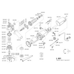 Flex Spare Parts for Angle Grinder L 801