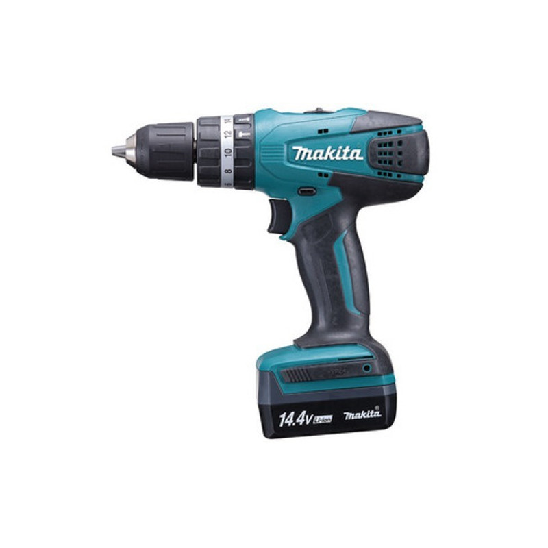 Cordless Drill 2 Batteries 1,1AH-LI 14,4VP Makita HP347DWE