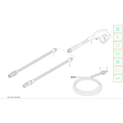 Ricambi per Idropulitrice Annovi & Reverberi AR555 - 12356