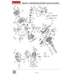 Dolmar Spare Parts for Brusch Cutter MS4210