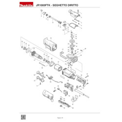 Makita Spare Parts for Reciprocating Saw JR1000FTK