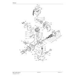 Castor Spare Parts for Brushcutter BJC 336 (2013) - 280220001/ALP