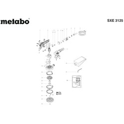 Metabo Spare Parts for Rotorbital Sander SXE 3125