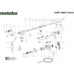 Ricambi Metabo per Smerigliatrici Angolari L 3709-L10-10-LE 9-10
